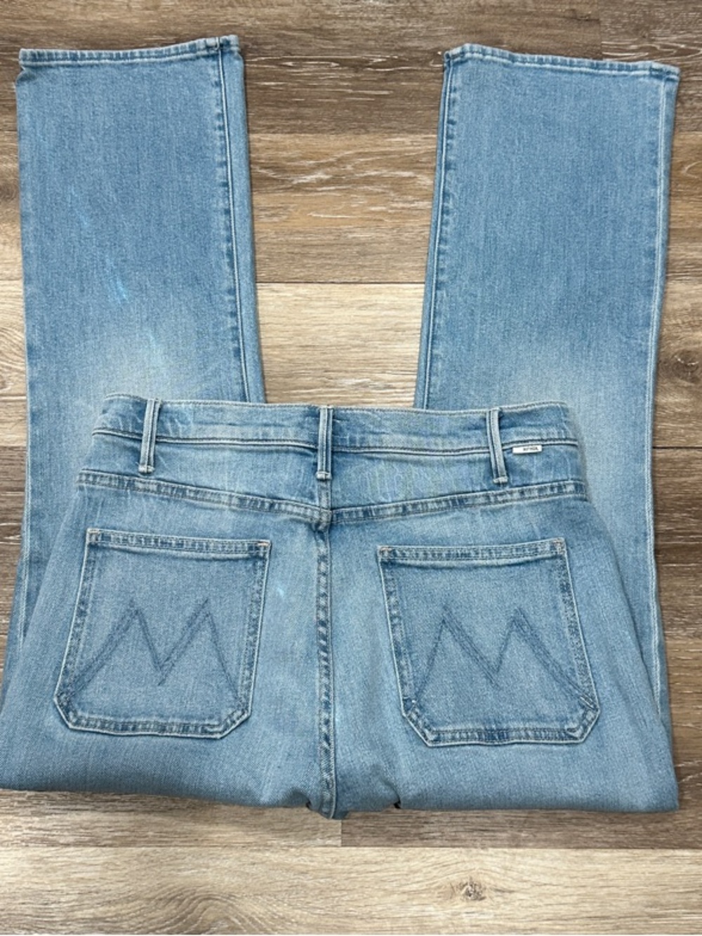 Like New! MOTHER Hustle Patch Pocket Ankle in tune in tune out wash - Picture 3 of 8